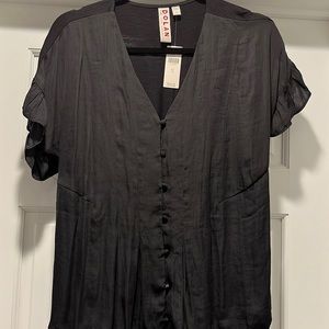NWT Anthropologie Black Top